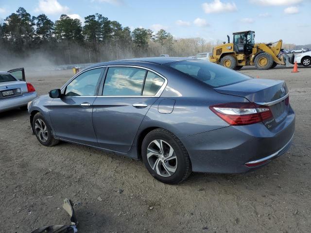 1HGCR2F30GA187729 - 2016 HONDA ACCORD LX GRAY photo 2