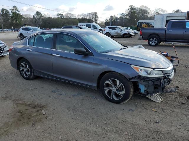 1HGCR2F30GA187729 - 2016 HONDA ACCORD LX GRAY photo 4