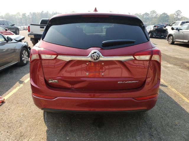 LRBFXCSA7LD121150 - 2020 BUICK ENVISION ESSENCE RED photo 6