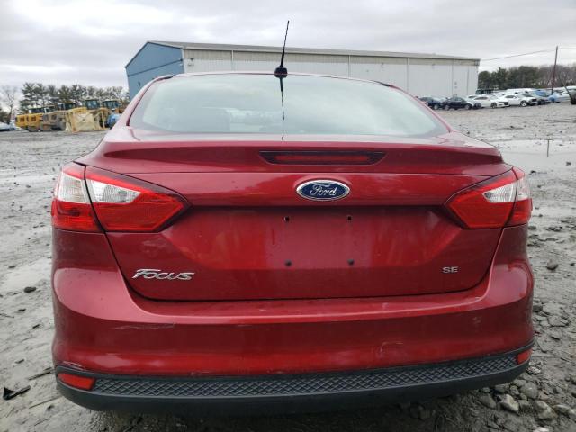 1FADP3F2XDL312148 - 2013 FORD FOCUS SE RED photo 6