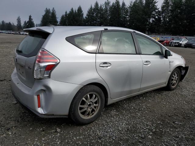 JTDZN3EU4FJ032846 - 2015 TOYOTA PRIUS V SILVER photo 3