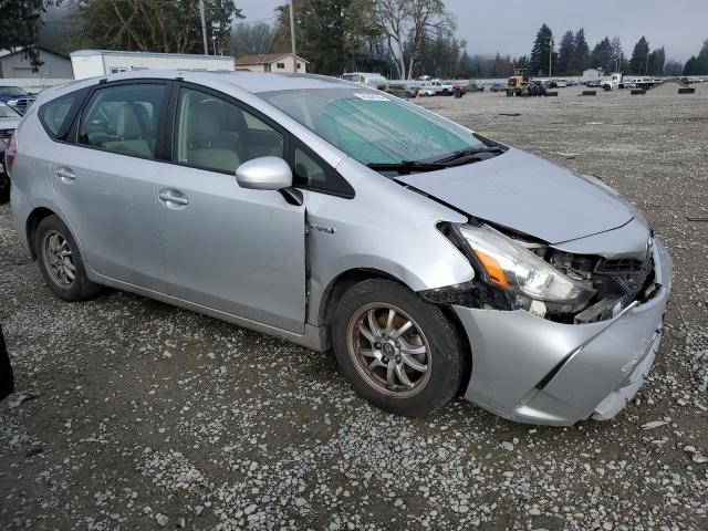 JTDZN3EU4FJ032846 - 2015 TOYOTA PRIUS V SILVER photo 4