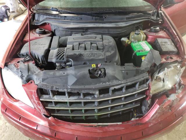 2A8GF68X57R334101 - 2007 CHRYSLER PACIFICA TOURING RED photo 12