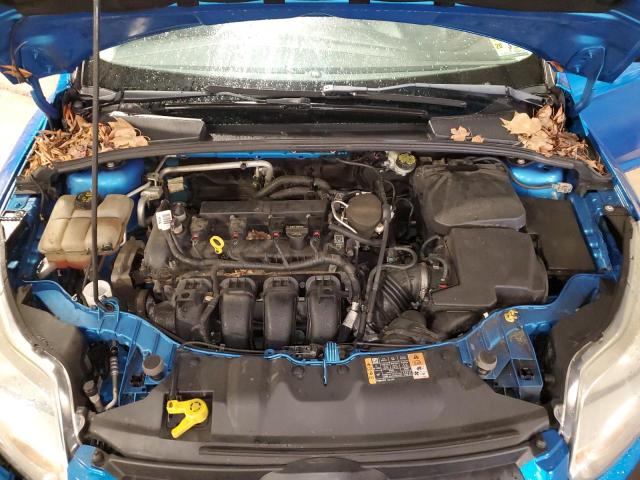 1FADP3F27EL285251 - 2014 FORD FOCUS SE BLUE photo 11