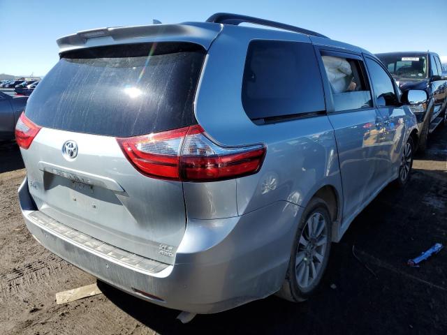 5TDDZ3DCXLS252112 - 2020 TOYOTA SIENNA XLE SILVER photo 3