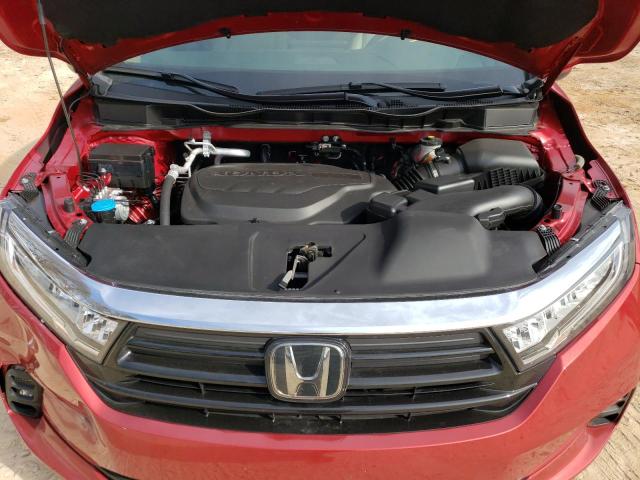 5FNRL6H6XPB007723 - 2023 HONDA ODYSSEY EXL RED photo 12