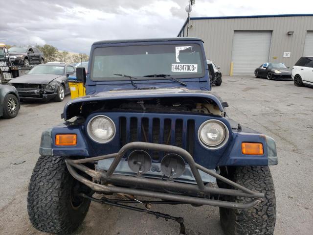 1J4FA49S2YP790403 - 2000 JEEP WRANGLER / SPORT BLUE photo 5