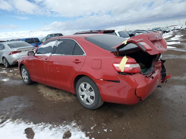 4T1BE46K77U073018 - 2007 TOYOTA CAMRY CE RED photo 2