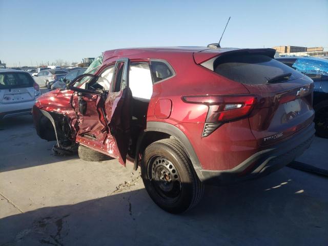 KL77LFE20RC163291 - 2024 CHEVROLET TRAX LS RED photo 2