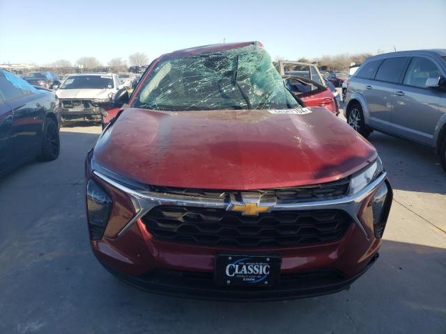 KL77LFE20RC163291 - 2024 CHEVROLET TRAX LS RED photo 5