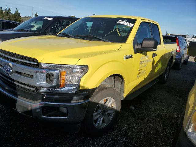 1FTEX1CB8JKE72716 - 2018 FORD F150 SUPER CAB YELLOW photo 1