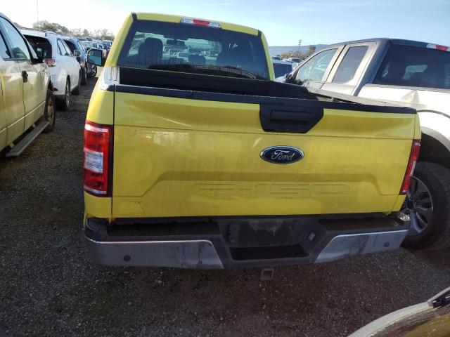 1FTEX1CB8JKE72716 - 2018 FORD F150 SUPER CAB YELLOW photo 6