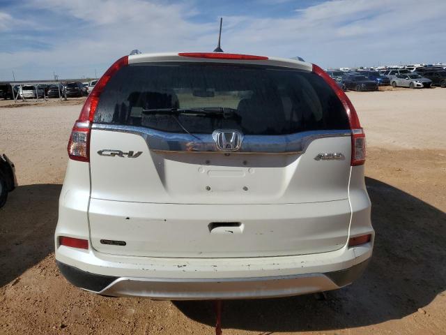 5J6RM4H70FL034817 - 2015 HONDA CR-V EXL WHITE photo 6