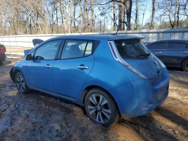 1N4AZ0CP1EC331698 - 2014 NISSAN LEAF S BLUE photo 2