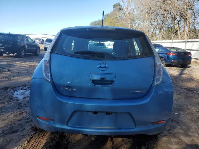 1N4AZ0CP1EC331698 - 2014 NISSAN LEAF S BLUE photo 6