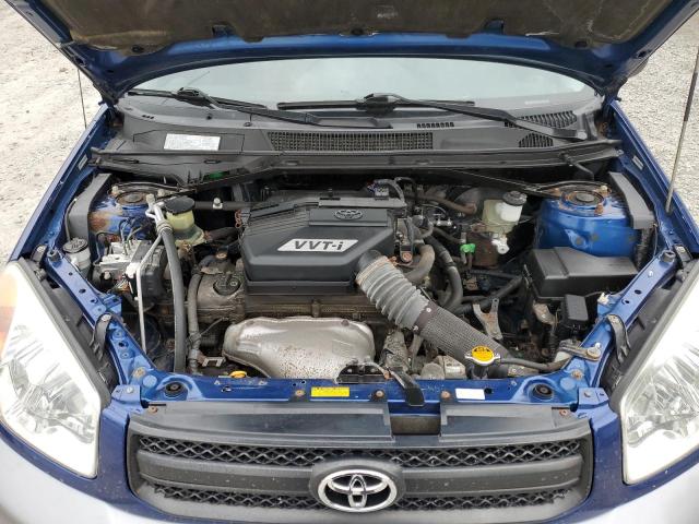 JTEHD20V546003344 - 2004 TOYOTA RAV4 BLUE photo 12