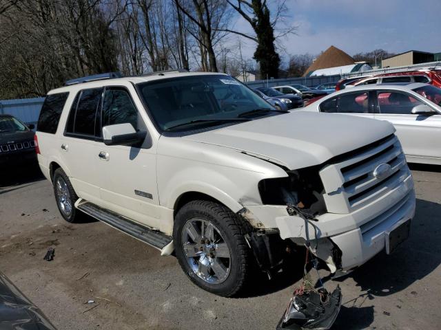 1FMFU20587LA97927 - 2007 FORD EXPEDITION LIMITED WHITE photo 4