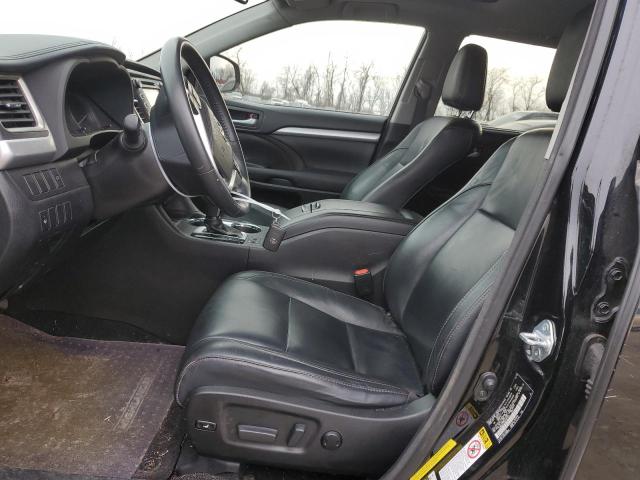 5TDKKRFH5GS187313 - 2016 TOYOTA HIGHLANDER XLE BLACK photo 7