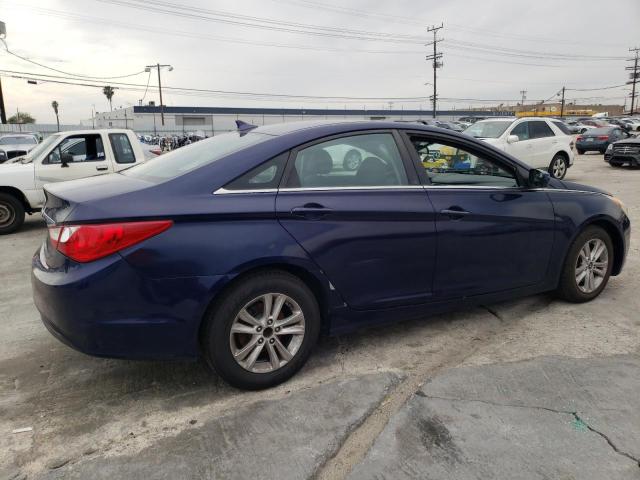 5NPEB4ACXBH078937 - 2011 HYUNDAI SONATA GLS BLUE photo 3