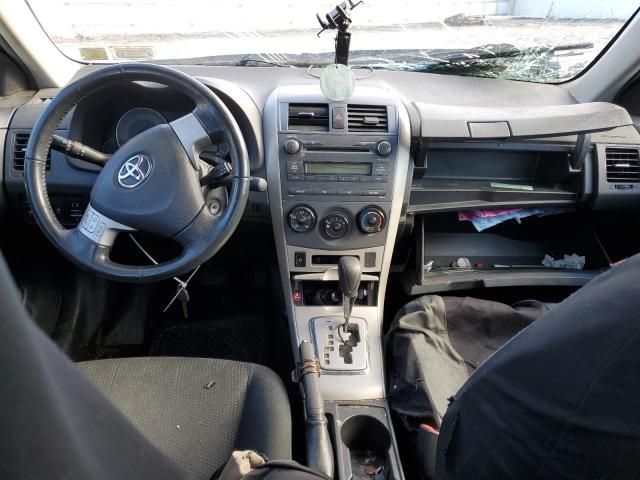 1NXBU4EE0AZ226098 - 2010 TOYOTA COROLLA BASE SILVER photo 8