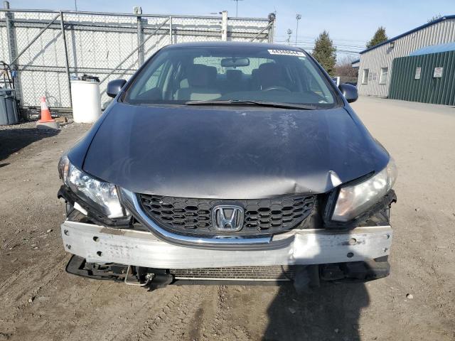 19XFB2F5XDE288254 - 2013 HONDA CIVIC LX GRAY photo 5