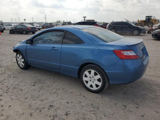 2HGFG12628H555358 - 2008 HONDA CIVIC LX BLUE photo 2