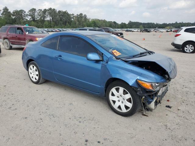 2HGFG12628H555358 - 2008 HONDA CIVIC LX BLUE photo 4