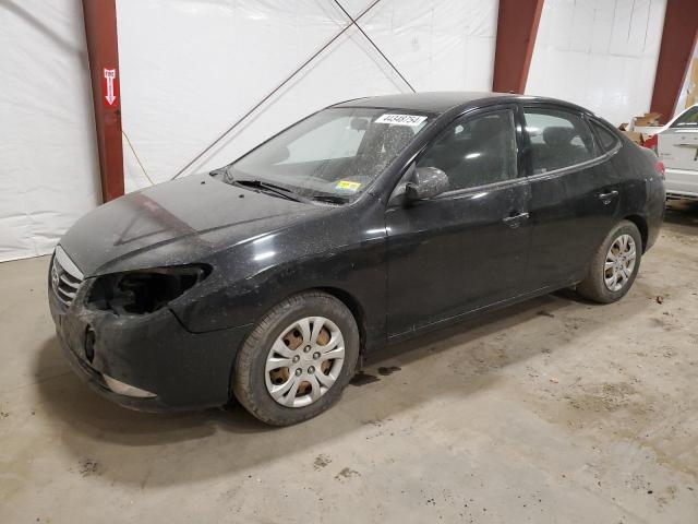 KMHDU4AD5AU113236 - 2010 HYUNDAI ELANTRA BLUE BLACK photo 1