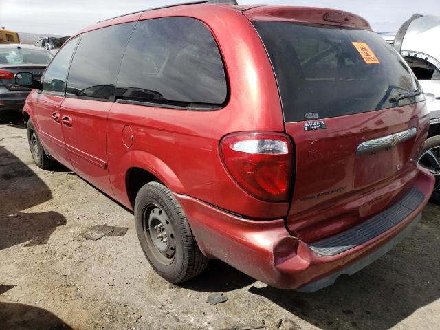 2A4GP44R96R681245 - 2006 CHRYSLER TOWN & COU LX RED photo 2