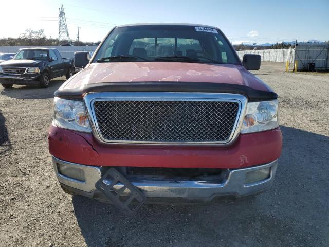 1FTRX02W35KB81126 - 2005 FORD F150 RED photo 5