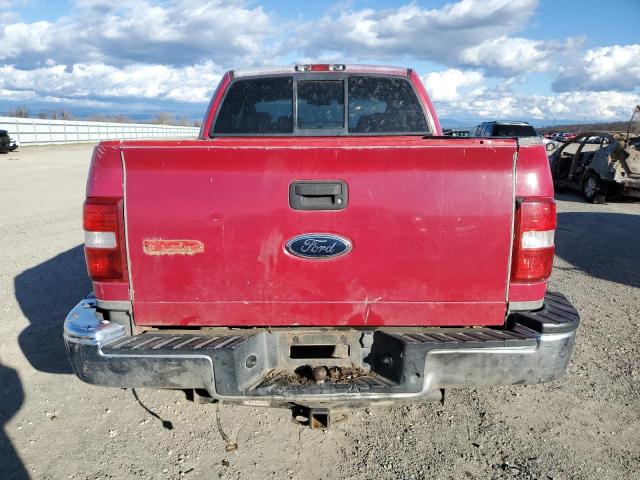 1FTRX02W35KB81126 - 2005 FORD F150 RED photo 6