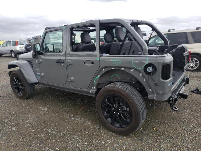 1C4JJXP62MW803030 - 2021 JEEP WRANGLER U SAHARA 4XE GRAY photo 2