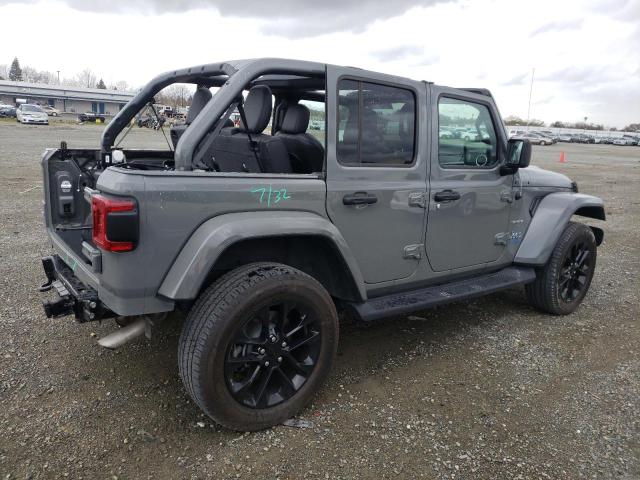 1C4JJXP62MW803030 - 2021 JEEP WRANGLER U SAHARA 4XE GRAY photo 3