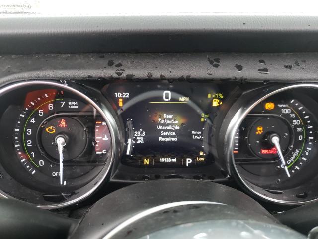 1C4JJXP62MW803030 - 2021 JEEP WRANGLER U SAHARA 4XE GRAY photo 9