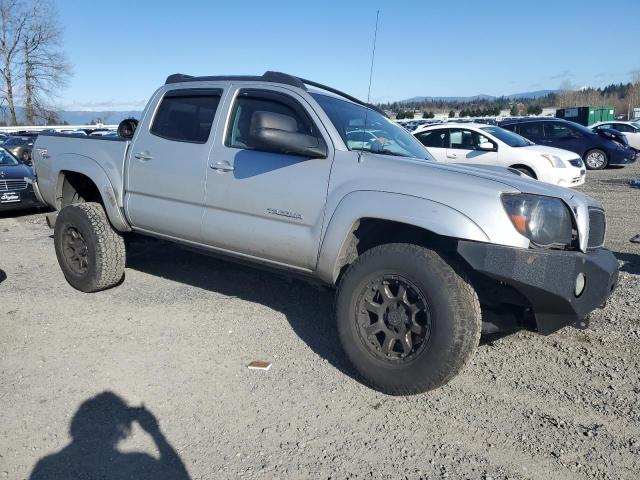 5TELU42N29Z603353 - 2009 TOYOTA TACOMA DOUBLE CAB SILVER photo 4