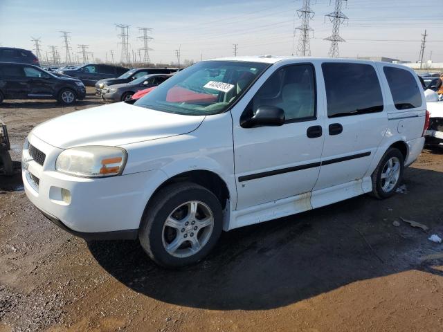 1GBDV13W58D211891 - 2008 CHEVROLET UPLANDER INCOMPLETE WHITE photo 1