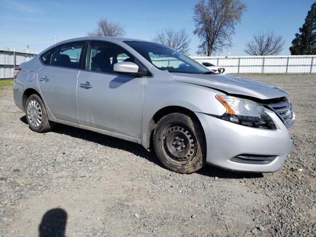 3N1AB7AP7FY220160 - 2015 NISSAN SENTRA S SILVER photo 4