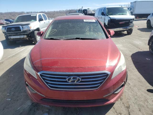 5NPE24AF8HH533139 - 2017 HYUNDAI SONATA SE RED photo 5