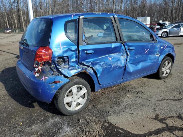 KL1TD66677B787809 - 2007 CHEVROLET AVEO BASE Mavi foto 3