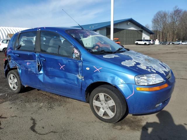 KL1TD66677B787809 - 2007 CHEVROLET AVEO BASE Mavi foto 4