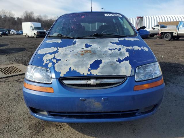 KL1TD66677B787809 - 2007 CHEVROLET AVEO BASE Mavi foto 5