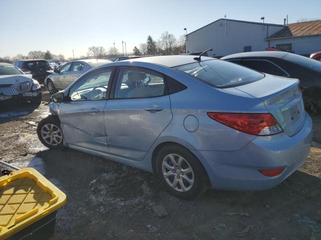 KMHCT4AE9DU516552 - 2013 HYUNDAI ACCENT GLS BLUE photo 2