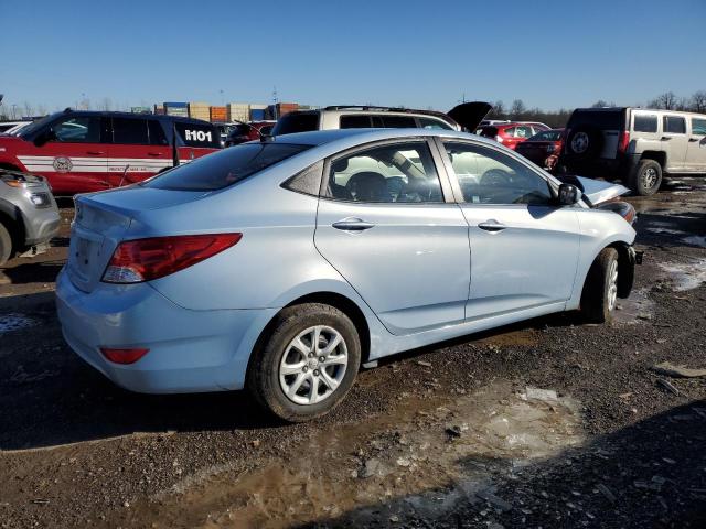 KMHCT4AE9DU516552 - 2013 HYUNDAI ACCENT GLS BLUE photo 3