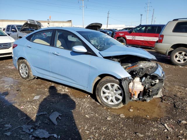 KMHCT4AE9DU516552 - 2013 HYUNDAI ACCENT GLS BLUE photo 4