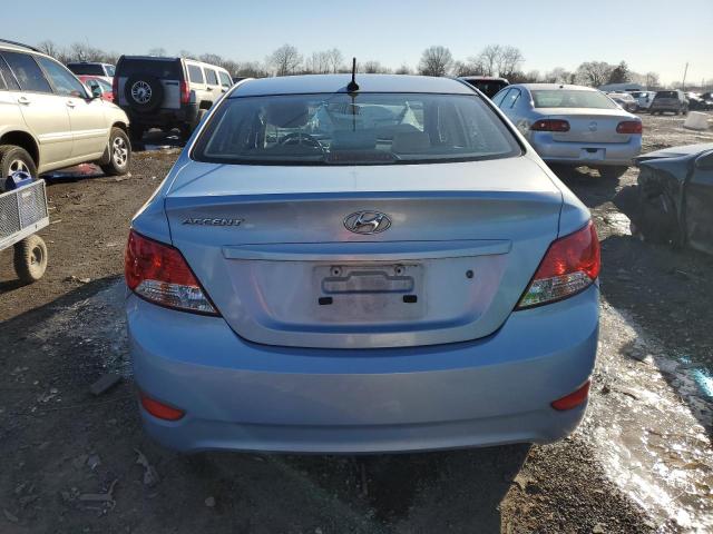 KMHCT4AE9DU516552 - 2013 HYUNDAI ACCENT GLS BLUE photo 6