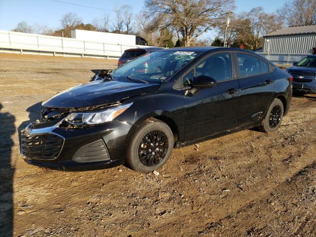 1G1BJ5SM9K7102256 - 2019 CHEVROLET CRUZE BLACK photo 1