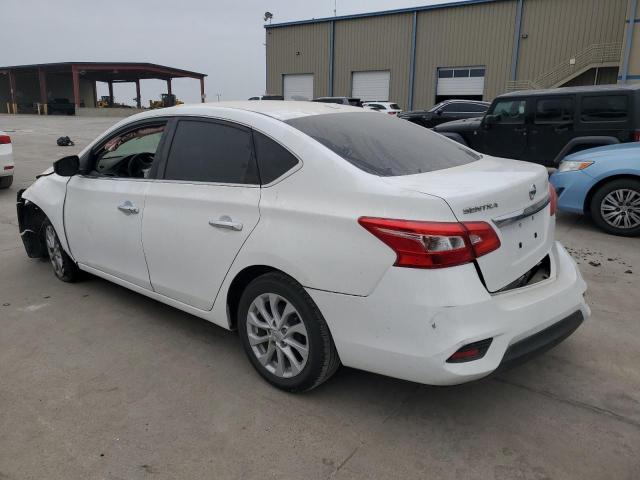 3N1AB7AP7JL650955 - 2018 NISSAN SENTRA S WHITE photo 2