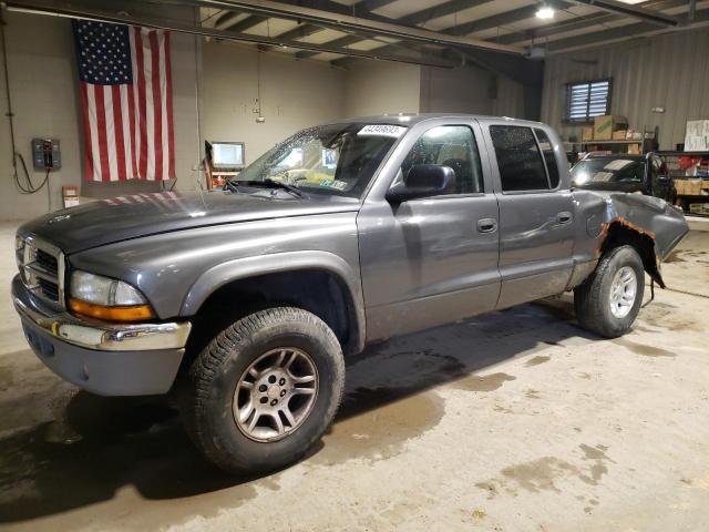 1B7HG2AN21S293863 - 2001 DODGE DAKOTA QUAD GRAY photo 1