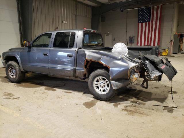 1B7HG2AN21S293863 - 2001 DODGE DAKOTA QUAD GRAY photo 2