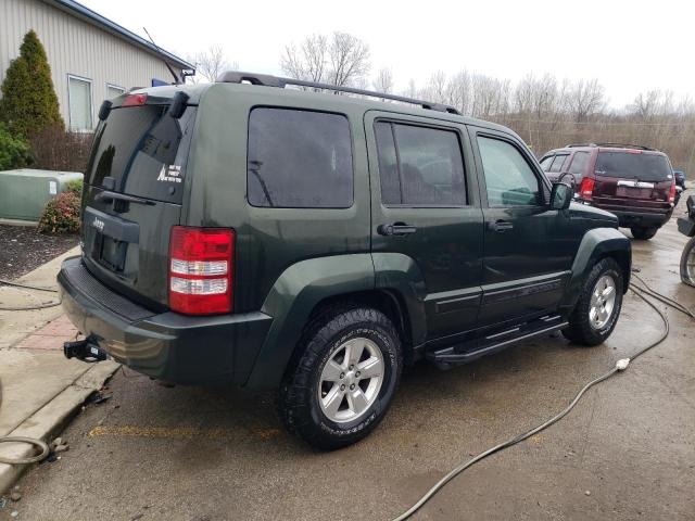 1J4PN2GK2BW520777 - 2011 JEEP LIBERTY SPORT GREEN photo 3